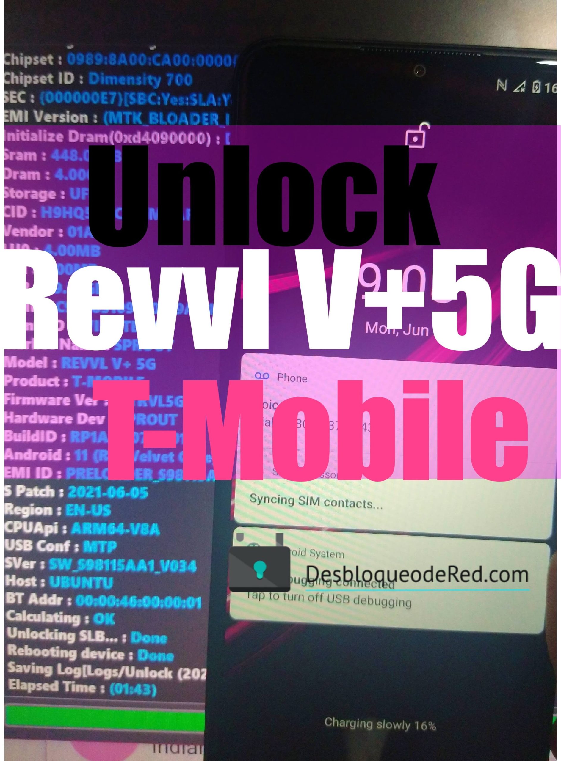 T-Mobile Revvl 4 plus Unlock